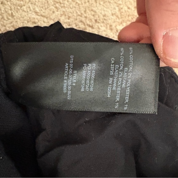 Wilfred Free Gorpcore Aritzia Utility Pants Size 4 Women’s Navy Blue Button Fly - Picture 11 of 15